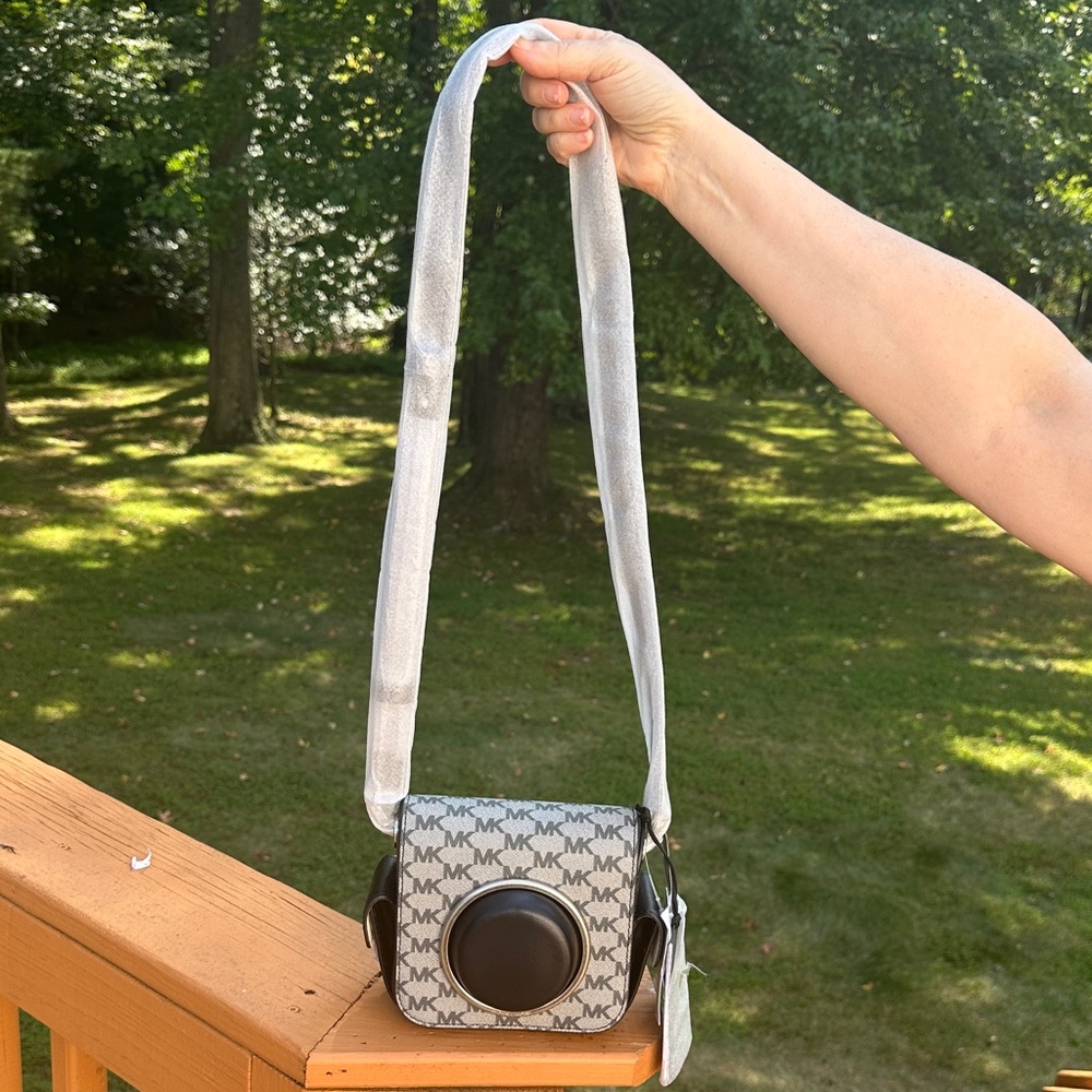 Michael Kors Studio Scout Molded Logo Crossbody Camera Bag